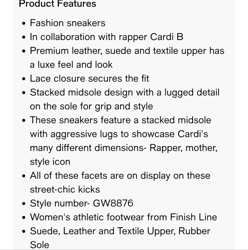 Pre-owned Reebok Cardi B Classic V2 - Picture 11 of 12